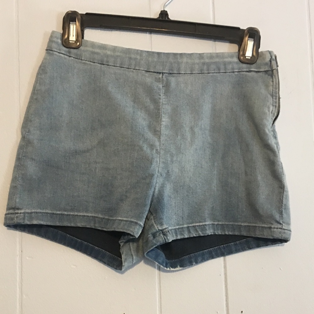 Free People High Waist Denim Shorts